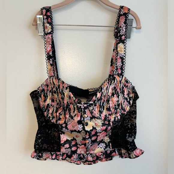 For Love and Lemons Gardenia Long Line Bra Top- Victoria's Secret - Picture 4 of 5